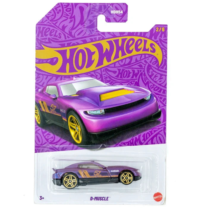 Hot Wheels D-Muscle paars VS | 2/6 (2024)