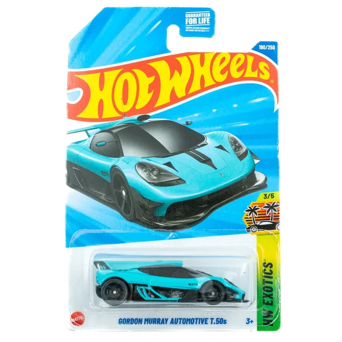 Hot Wheels Gordon Murray Automotive T.50s blauw VS | 190/250 (2025)