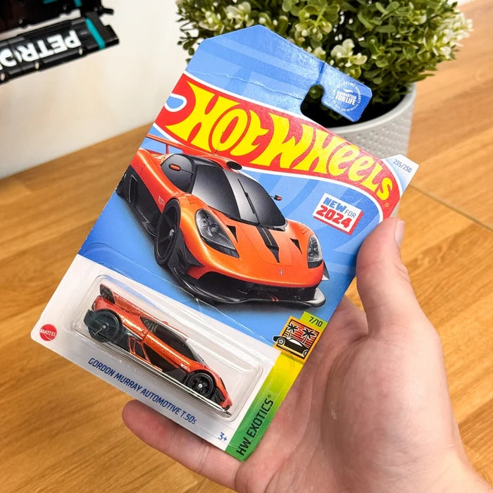 Hot Wheels Gordon Murray Automotive T.50s oranje VS | 235/250 (2024)