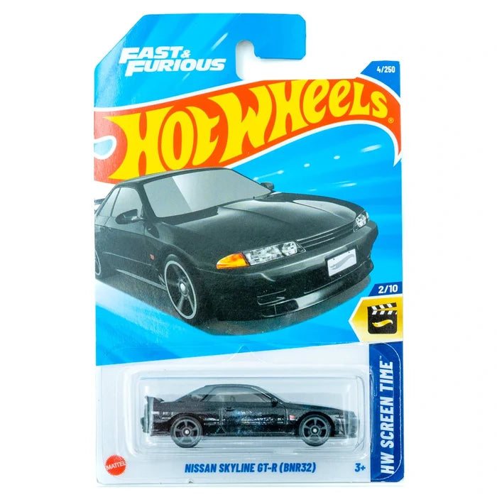 Hot Wheels Nissan Skyline GT-R (BNR32) zwart | 04/250 (2025)