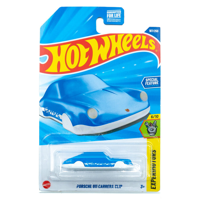 Hot Wheels Porsche 911 Carrera CLIP blauw wit VS | 187/250 (2025)
