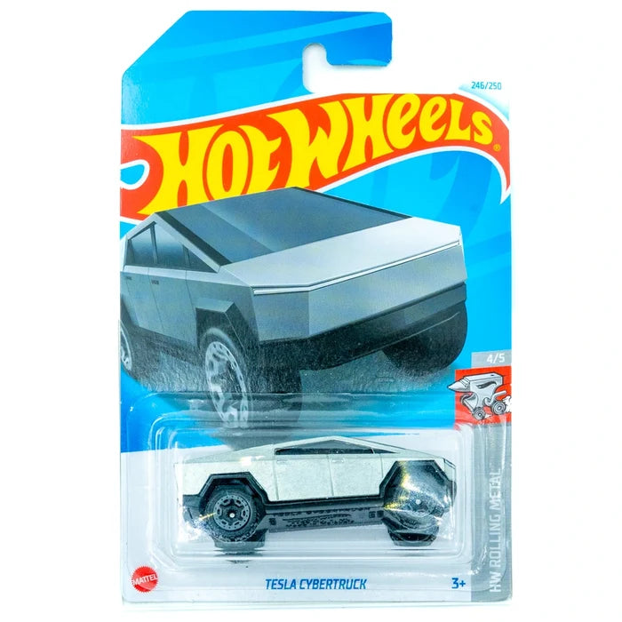 Hot Wheels Tesla Cybertruck grijs VS | 246/250 (2024)