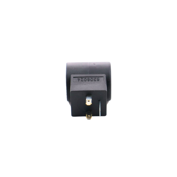Hydraulic Solenoid Valve Coil (24V Dc) (Black) - Milcotec