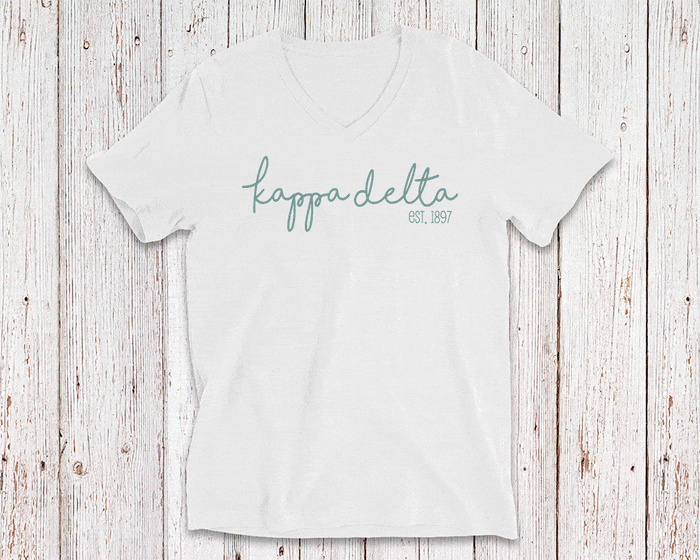 Kappa Delta Script Tee