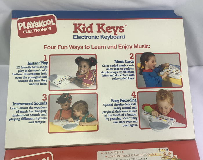 Kids Keys Electronic Keyboard - Playskool - New - 1992