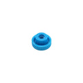 Knurled thumb nut blue nylon M6 - Milcotec