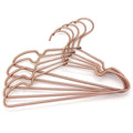 Koobay 10Pack 13" Non Slip Rose Gold Wire Top Children Clothes Suit Coat Metal Hanger