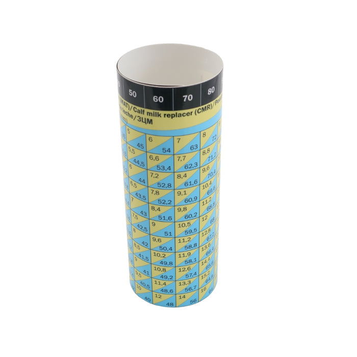 Label for lid S150L - S250L - Milcotec