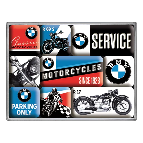Magneetset BMW Motorcycles | Nostalgic-Art