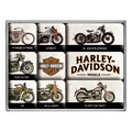 Magneetset Harley-Davidson motor modellen | Nostalgic-Art