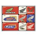 Magneetset Honda MC Logo Evolution | Nostalgic-Art