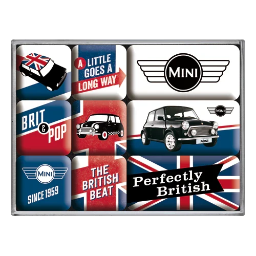 Magneetset Mini Cooper | Nostalgic-Art