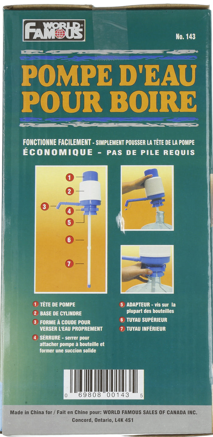 Manual Pump for Water Bottle