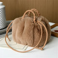 Marilyn | Plush Pumpkin Shoulder Tote