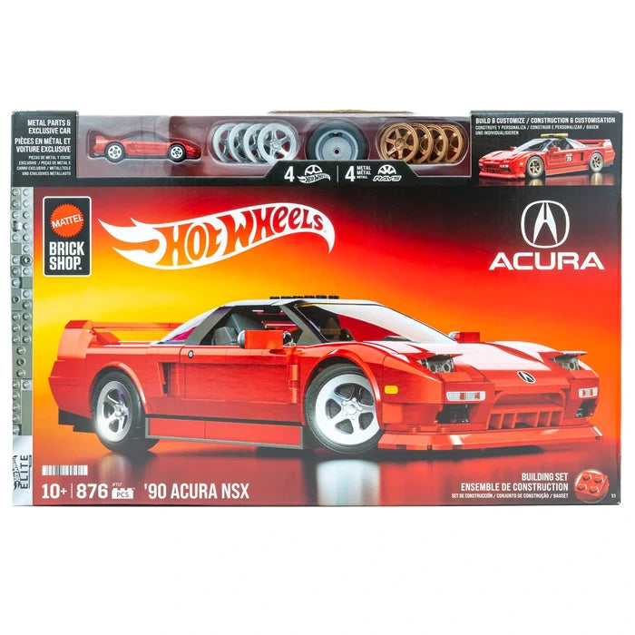 Mattel Brick Shop Hot Wheels 1990 Acura NSX | Elite series