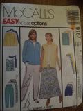 McCalls 9167, Misses, Separates, Uncut Sewing Pattern