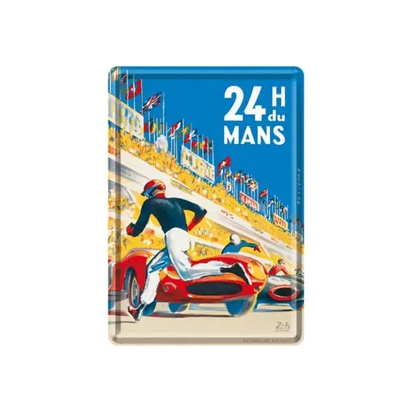 Metalen postkaart 24h Le Mans Racing | Nostalgic-Art
