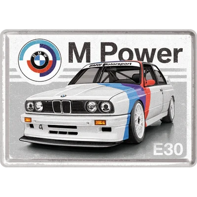 Metalen postkaart BMW M Power | Nostalgic-Art