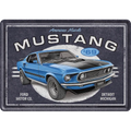 Metalen postkaart Ford Mustang 1969 | Nostalgic-Art
