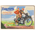 Metalen postkaart Triumph Sending Smiles | Nostalgic-Art
