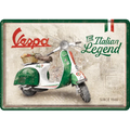 Metalen postkaart Vespa Italian Legend | Nostalgic-Art