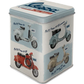 Metalen theedoosje Vespa Model Chart | Nostalgic-Art