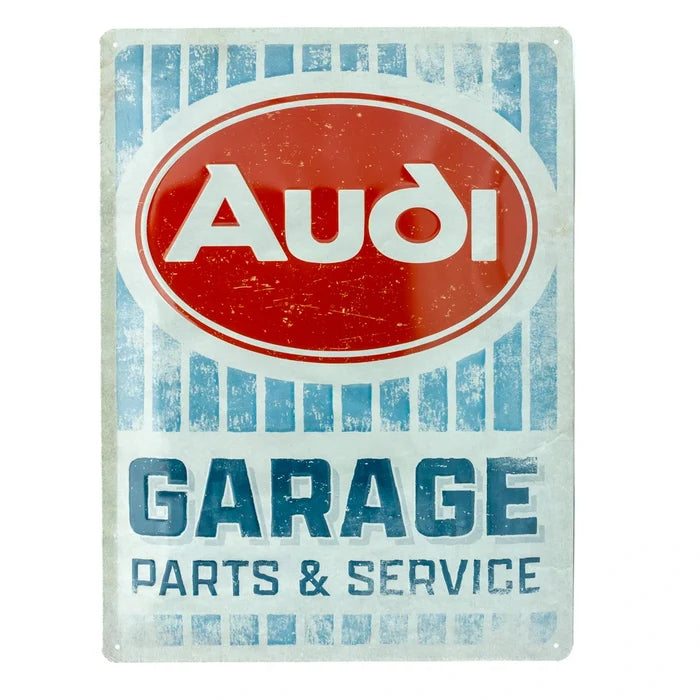 Metalen wandbord Audi Garage 30x40cm | Nostalgic-Art