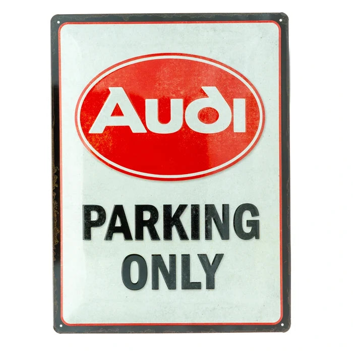 Metalen wandbord Audi parking only 30x40 cm | Nostalgic-Art