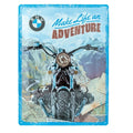 Metalen wandbord BMW Motorcycles Make Life an Adventure 30x40cm | Nostalgic-Art