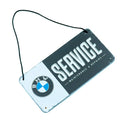 Metalen wandbord BMW Service Hangend | Nostalgic-Art