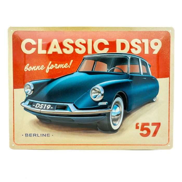 Metalen wandbord Citroën DS19 Berline 30x40 cm | Nostalgic-Art