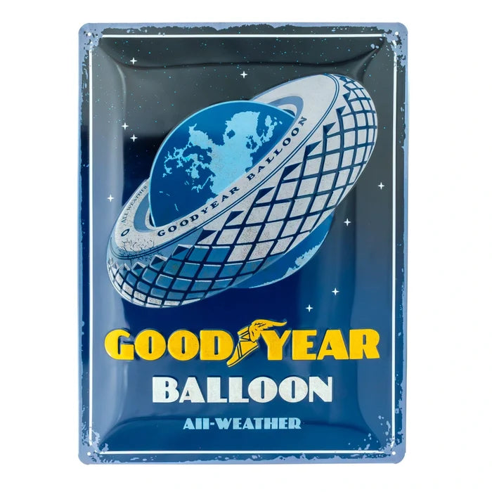 Metalen wandbord Goodyear Balloon 30x40cm | Nostalgic-Art