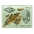Metalen wandbord Goodyear Fabrieken sinds 1898 30x40cm | Nostalgic-Art