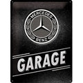 Metalen wandbord Mercedes-Benz garage 30x40cm | Nostalgic-Art