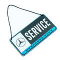 Metalen wandbord Mercedes-Benz Service Hangend | Nostalgic-Art