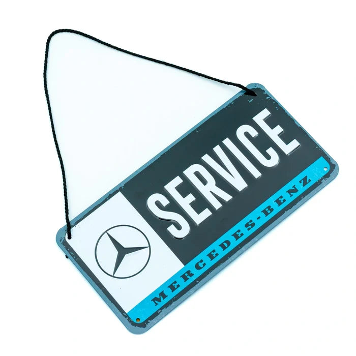 Metalen wandbord Mercedes-Benz Service Hangend | Nostalgic-Art