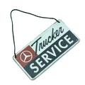 Metalen wandbord Mercedes Trucker Service Hangend | Nostalgic-Art