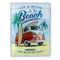 Metalen wandbord Volkswagen Life Is Better At The Beach 30x40cm | Nostalgic-Art