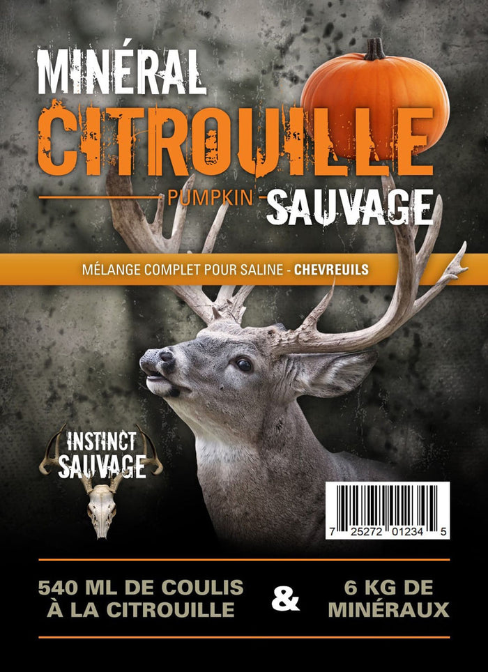 Minéral Sauvage Deer Saline Kit - Pumpkin