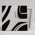 Minimalist Black & White Modern Abstract Wall Art - Fora #4. Large Abstract Painting, Modern Abstract Painting, oil hand painting, office wall art, original abstract, textured art