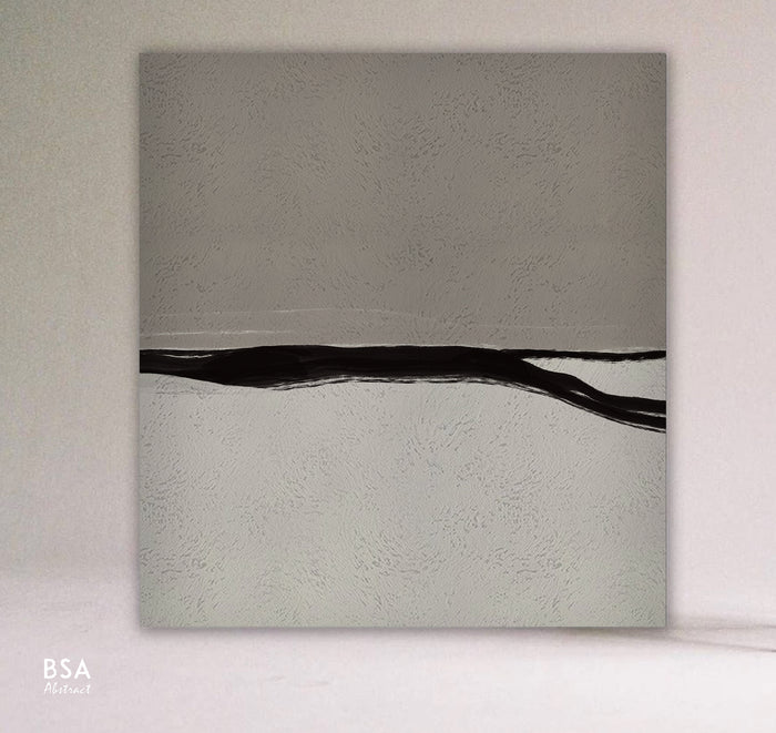 Minimalist Modern Wall Art, Abstract Canvas Art Painting - Fora #19. Large Abstract Painting, Modern Abstract Painting, oil hand painting, office wall art, original abstract, textured art, Living room wall art, Modern interior wall art
