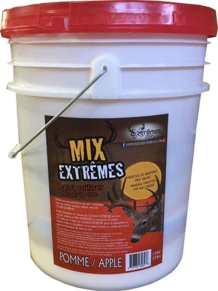 Mix Extrêmes Deer Minerals - Apple - 15 kg