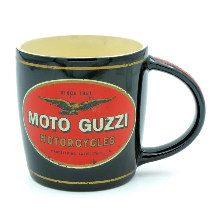 Mok Moto Guzzi logo keramiek | Nostalgic-Art