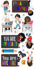 Mujka Thank You Blackboards Multicolored