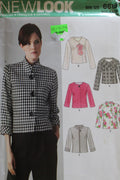 New Look 6619, Misses Jackets, Lined, Uncut Sewing Pattern