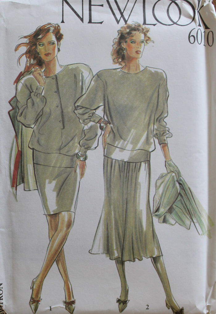 NewLook 6010, Misses Tops, Skirts, Uncut Sewing Pattern