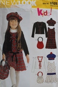 NewLook 6528, Girls Dress, Jacket, Hat, Handbag, Uncut Sewing Pattern