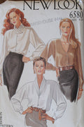 NewLook 6580, Misses Blouses, Uncut Sewing Pattern