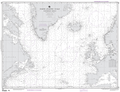 NGA Chart 121: North Atlantic Ocean (Northern Sheet)