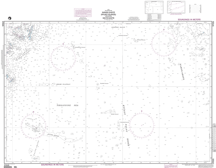 NGA Chart 97026: Nansei Shoto including Daito Shoto (Ryuku Islands) (LORAN-C)